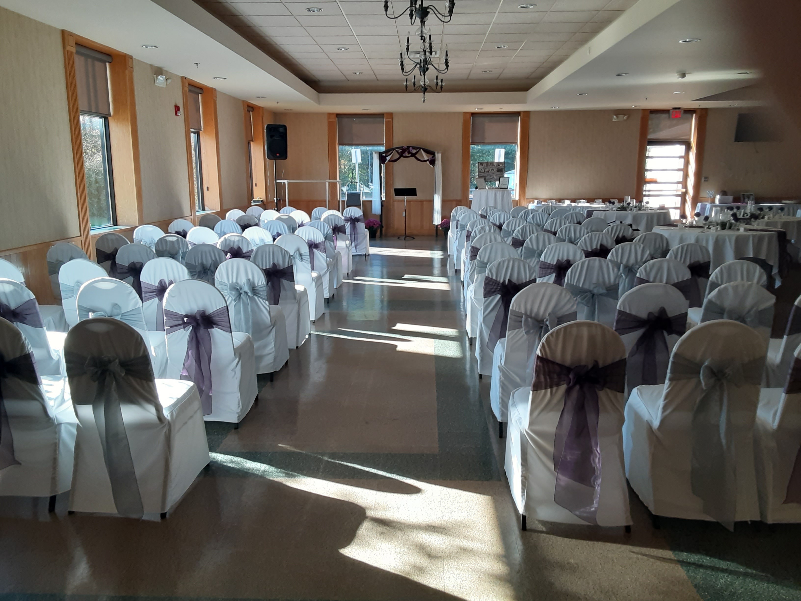 Inhouse ceremony setup at American Spirit Centre